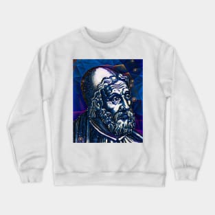 Ptolemy Dark Night Portrait | Ptolemy Artwork 5 Crewneck Sweatshirt